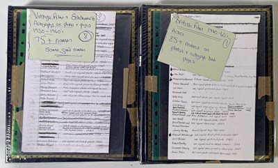 Lot 155 - EARLY 20TH C STARS - TWO ALBUMS WITH 160+ SIGNATURES.