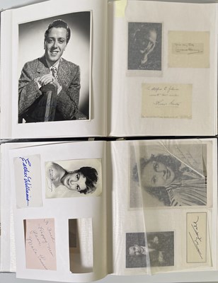 Lot 155 - EARLY 20TH C STARS - TWO ALBUMS WITH 160+ SIGNATURES.