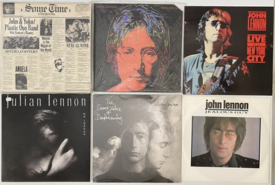 Lot 1158 - JOHN LENNON / GEORGE HARRISON / RINGO / THE BEATLES / RELATED - LP COLLECTION