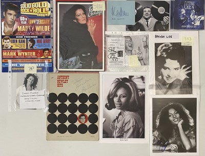 Lot 163 - MUSIC / ENTERTAINMENT - SIGNED ITEMS.