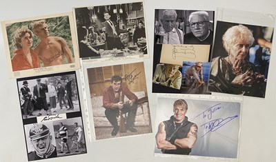 Lot 157 - FILM STARS - SIGNED ITEMS COLLECTION.