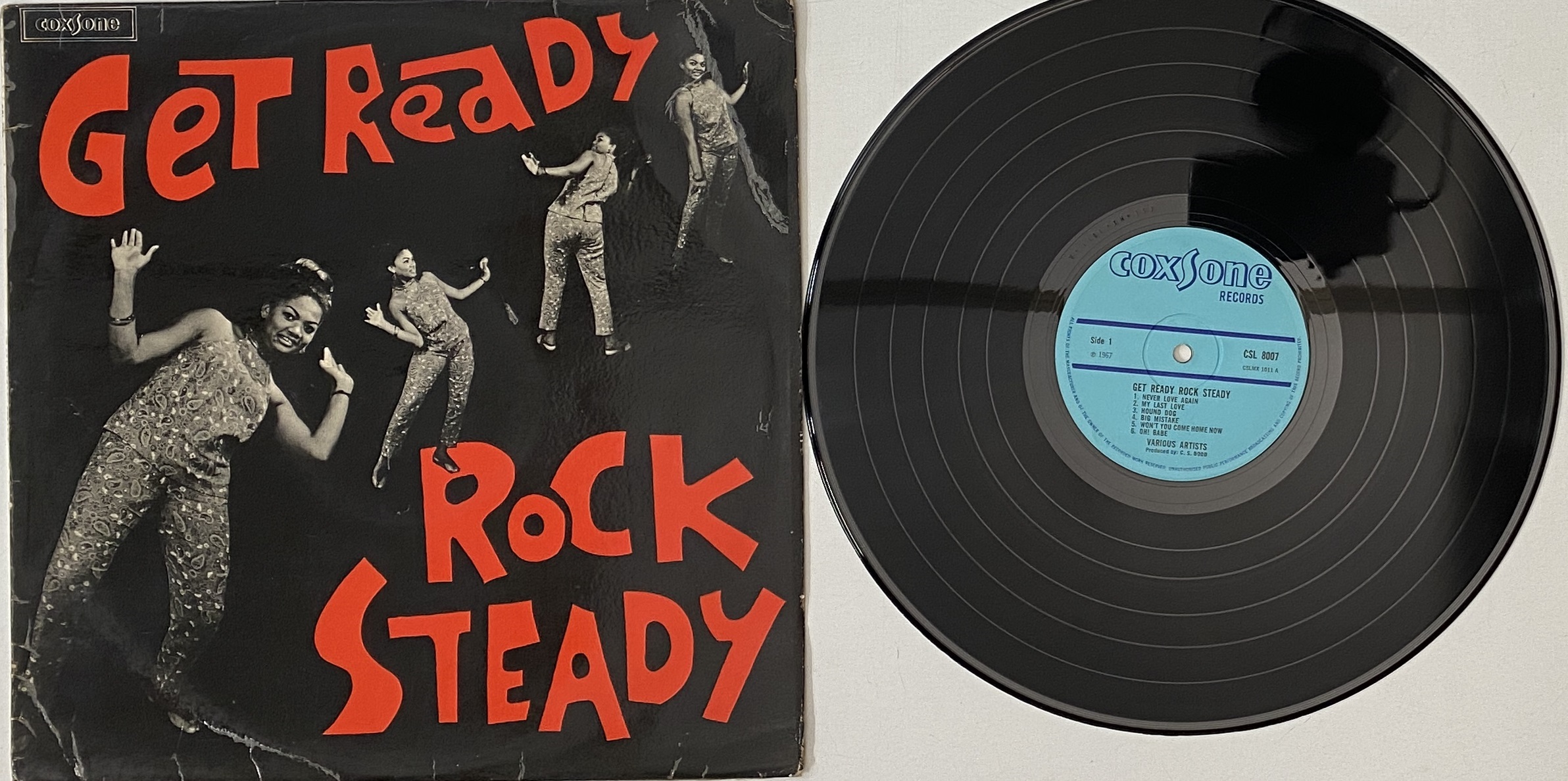 米LP Various Get Ready Rock Steady (Red Vinyl) CSL8007 Studio One /00240 GET READY ROCK STEADY Various LP on Studio One rocksteady