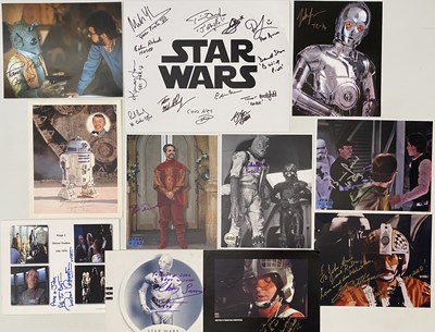 Lot 162 - STAR WARS - CAST SIGNED ITEMS