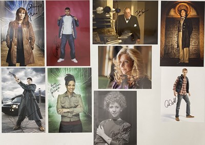 Lot 159 - DOCTOR WHO - CAST SIGNED ITEMS.