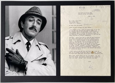 Lot 160 - PETER SELLERS - AUTOGRAPHED LETTER.