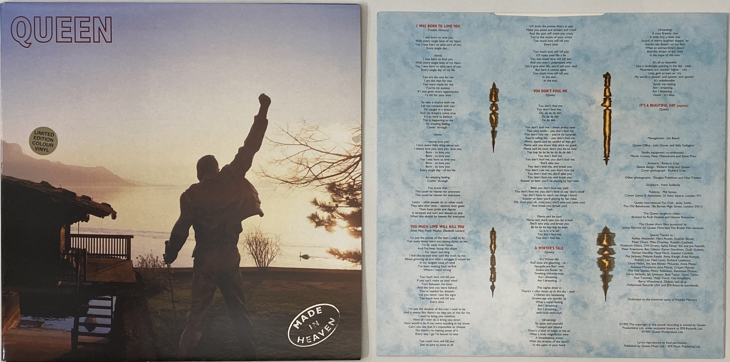 Lot 249 - QUEEN - MADE IN HEAVEN/ LIVE AT WEMBLEY '86