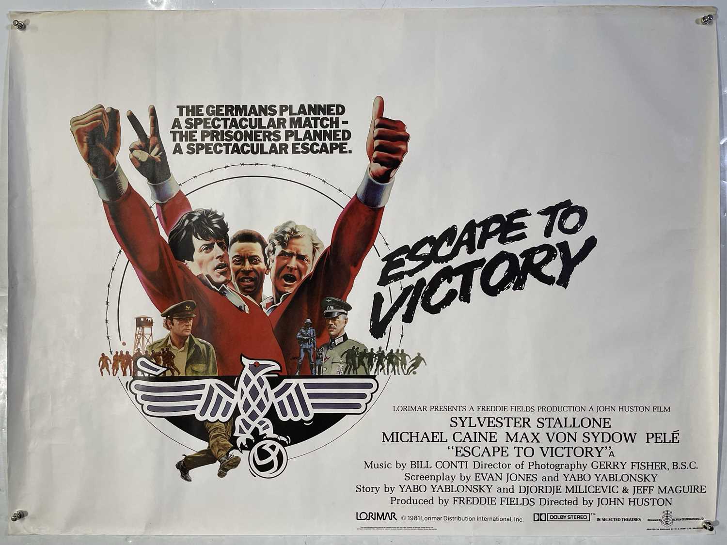 “Escape To Victory” Original British Quad Poster - Movie Poster main image 1
