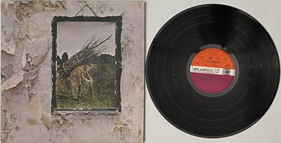 Lot 128 - LED ZEPPELIN - IV LP (UK PLUM/ RED - INVERTED FEATHER - 2401012)