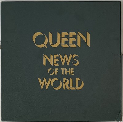 Lot 252 - QUEEN - NEWS OF THE WORLD PROMO LP BOX SET (SIGNED/ OWNED BY JOHN DEACON)