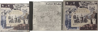 Lot 150 - BEATLES AND RELATED SIGNED CDS - KLAUS VOORMANN / PETER BLAKE / PETE BEST
