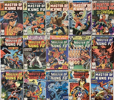 Lot 68 - MARVEL COMICS - COLLECTION OF MASTER OF KUNG FU COMICS.