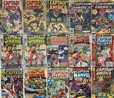 Lot 71 - MARVEL COMICS - CAPTAIN AMERICA / CAPTAIN MARVEL.