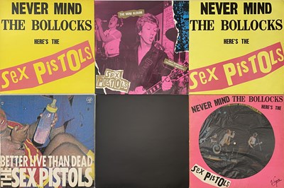 Lot 183 - THE SEX PISTOLS - LP PACK (INC OVERSEAS)