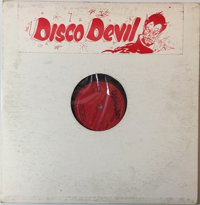 Lot 249 - LEE PERRY & THE FULL EXPERIENCES - DISCO DEVIL 12'' (ORIGINAL JAMAICAN RED PRINTED SLEEVE - UPSETTER RECORDS 931)