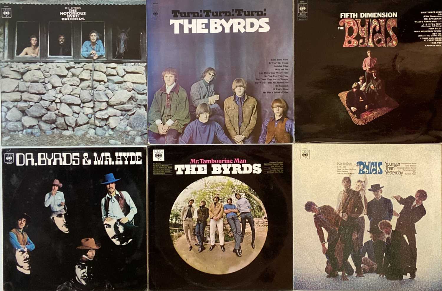 Lot 784 - THE BYRDS AND RELATED - LPS