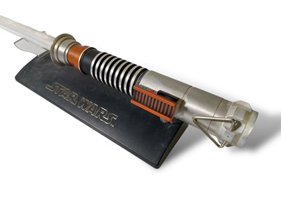 Lot 273 - STAR WARS - 2006 MASTER REPLICA LIGHTSABER AND STAND. NO SHIPPING
