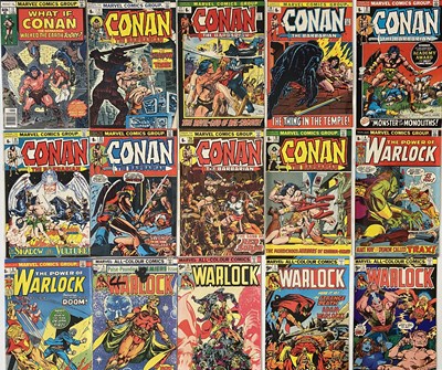 Lot 97 - MIXED MARVEL COMICS (CONAN THE BARBARIAN, WARLOCK, NOT BRAND ECHH).