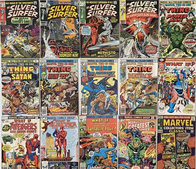 Lot 60 - MIXED MARVEL COMICS (SILVER SURFER, THE THING, MARVEL TALES).