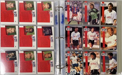 Lot 426 - FOOTBALL MEMORABILIA - CARD FOLDER SIGNED BY ENGLAND 1991 SQUAD.