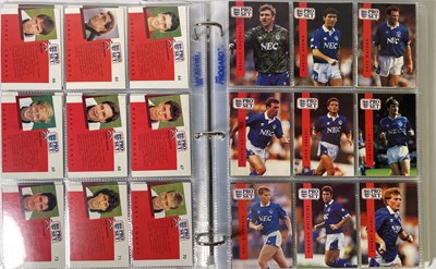 Lot 426 - FOOTBALL MEMORABILIA - CARD FOLDER SIGNED BY ENGLAND 1991 SQUAD.
