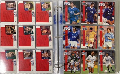 Lot 426 - FOOTBALL MEMORABILIA - CARD FOLDER SIGNED BY ENGLAND 1991 SQUAD.