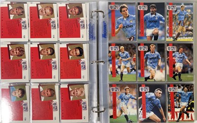 Lot 426 - FOOTBALL MEMORABILIA - CARD FOLDER SIGNED BY ENGLAND 1991 SQUAD.