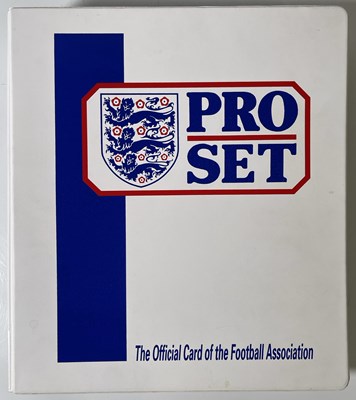 Lot 426 - FOOTBALL MEMORABILIA - CARD FOLDER SIGNED BY ENGLAND 1991 SQUAD.
