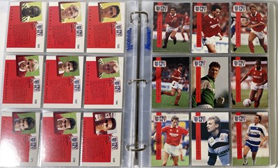 Lot 426 - FOOTBALL MEMORABILIA - CARD FOLDER SIGNED BY ENGLAND 1991 SQUAD.