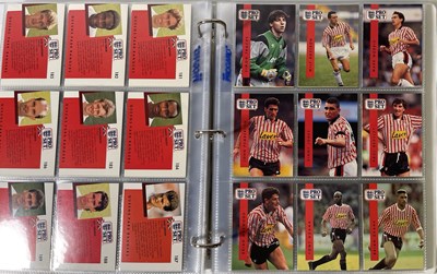 Lot 426 - FOOTBALL MEMORABILIA - CARD FOLDER SIGNED BY ENGLAND 1991 SQUAD.