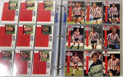Lot 426 - FOOTBALL MEMORABILIA - CARD FOLDER SIGNED BY ENGLAND 1991 SQUAD.