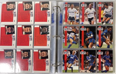Lot 426 - FOOTBALL MEMORABILIA - CARD FOLDER SIGNED BY ENGLAND 1991 SQUAD.