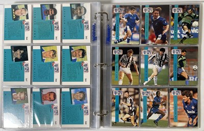 Lot 426 - FOOTBALL MEMORABILIA - CARD FOLDER SIGNED BY ENGLAND 1991 SQUAD.