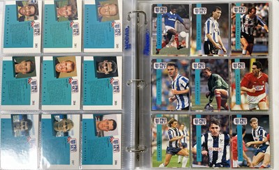 Lot 426 - FOOTBALL MEMORABILIA - CARD FOLDER SIGNED BY ENGLAND 1991 SQUAD.