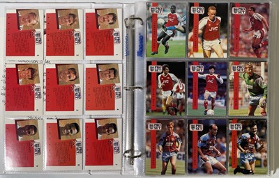 Lot 426 - FOOTBALL MEMORABILIA - CARD FOLDER SIGNED BY ENGLAND 1991 SQUAD.