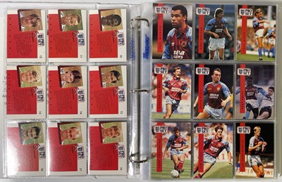 Lot 426 - FOOTBALL MEMORABILIA - CARD FOLDER SIGNED BY ENGLAND 1991 SQUAD.