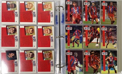 Lot 426 - FOOTBALL MEMORABILIA - CARD FOLDER SIGNED BY ENGLAND 1991 SQUAD.