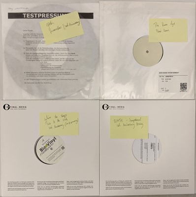 Lot 133 - METAL/SCREAMO - CONTEMPORARY WHITE LABEL TEST PRESSING LP INC OPETH / BRING ME THE HORIZON AND MORE.