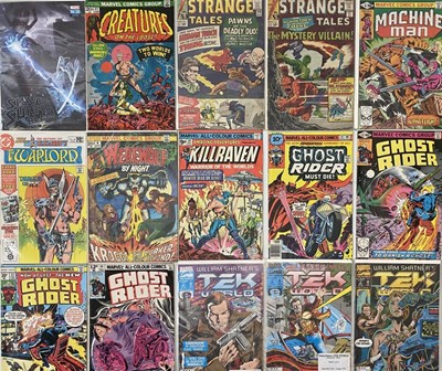 Lot 134 - MIXED MARVEL COMICS (MACHINE MAN, THE WAR LORD, GHOST RIDER, STAR WARS).