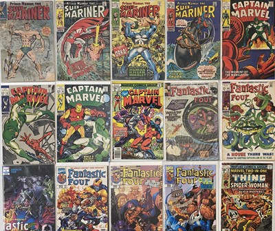 Lot 127 - MIXED MARVEL COMICS ( SUB-MARINER, CAPTAIN MARVEL, FANTASTIC FOUR).