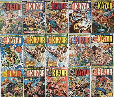 Lot 129 - KA-ZAR & CONAN THE BARBARIAN MARVEL COMICS.