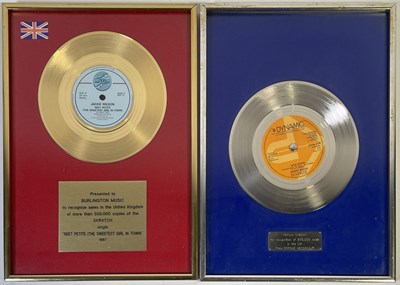 Lot 322 - SOUL INTEREST - ORIGINAL GOLD DISC FOR JACKIE WILSON - REET PETITE.