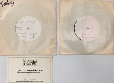 Lot 14 - THE ANTI-NOWHERE LEAUGE/ MADNESS - FLEXIPOP 7" TEST PRESSINGS PACK