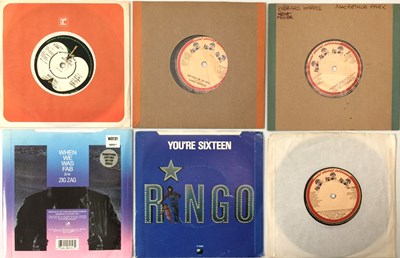 Lot 1 - GEORGE HARRISON & RINGO STARR - 7" DEMO PACK