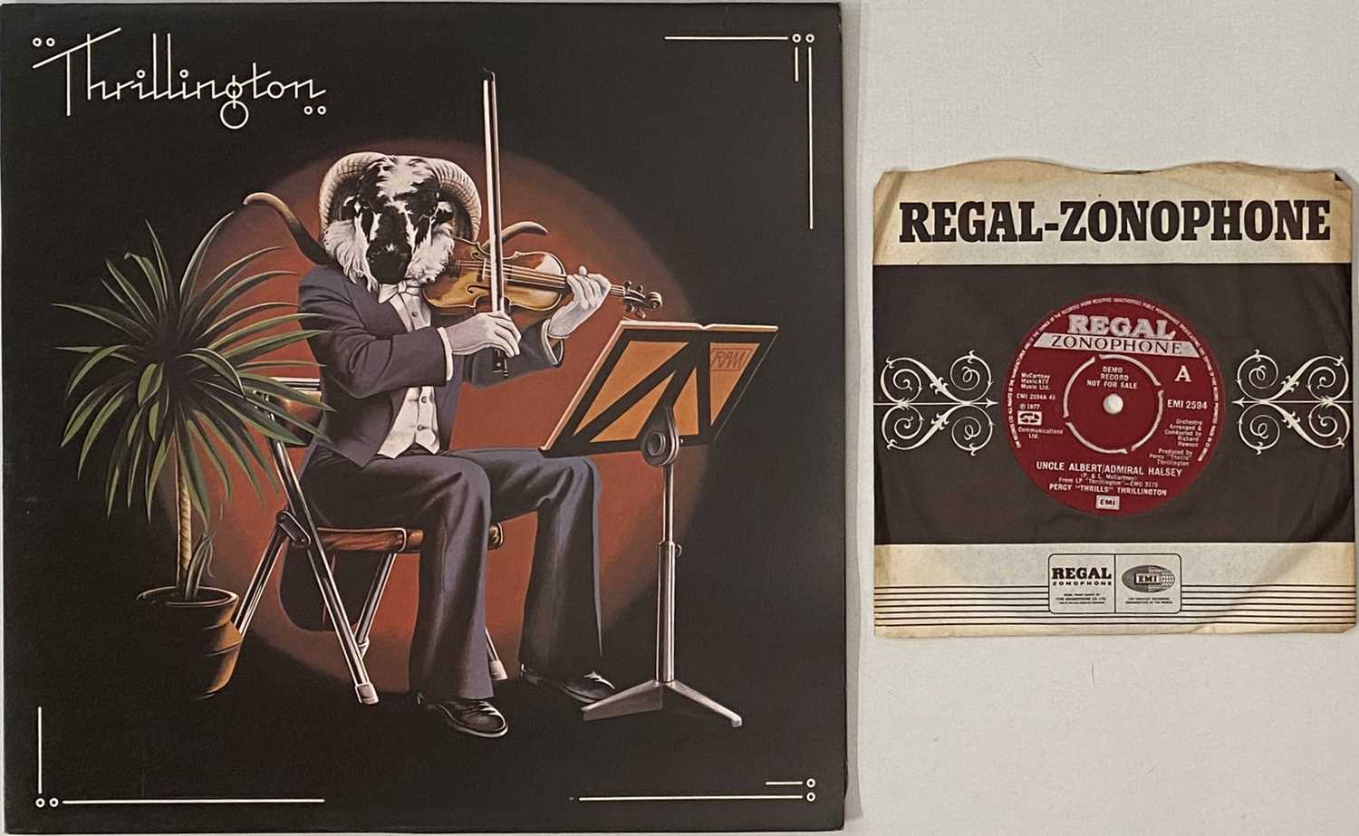 Lot 3 - PERCY THRILLINGTON - LP & 7" PACK (PAUL MCCARTNEY)