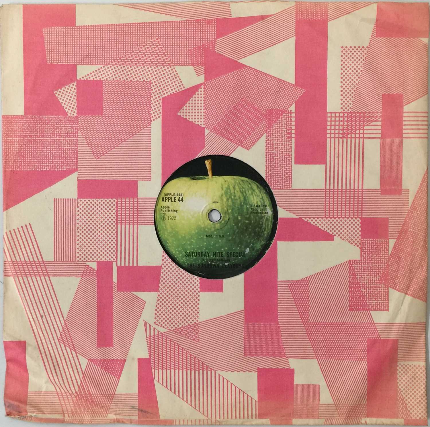 Lot 4 - THE SUNDOWN PLAYBOYS - SATURDAY NITE SPECIAL 10" (ORIGINAL UK COPY - APPLE 44)