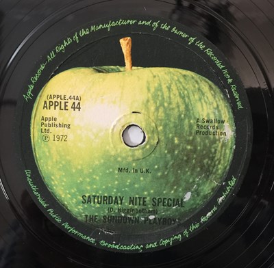 Lot 4 - THE SUNDOWN PLAYBOYS - SATURDAY NITE SPECIAL 10" (ORIGINAL UK COPY - APPLE 44)