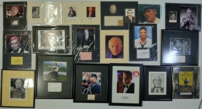 Lot 165 - MALE FILM STARS - SIGNED DISPLAYS.