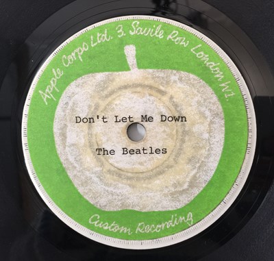 Lot 7 - THE BEATLES - DON'T LET ME DOWN/ GET BACK 7" (APPLE TEST PRESSING)