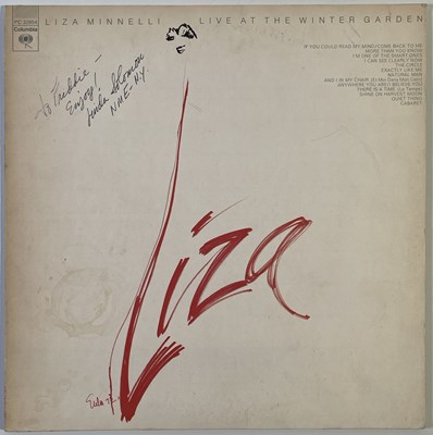 Lot 483A - QUEEN - LIZA MINELLI LP GIVEN TO FREDDIE MERCURY.