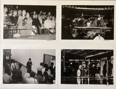 Lot 173 - 49 HAND SIGNED BEATLES BUSCH STADIUM 1966 PHOTOGRAPHIC PRINTS.